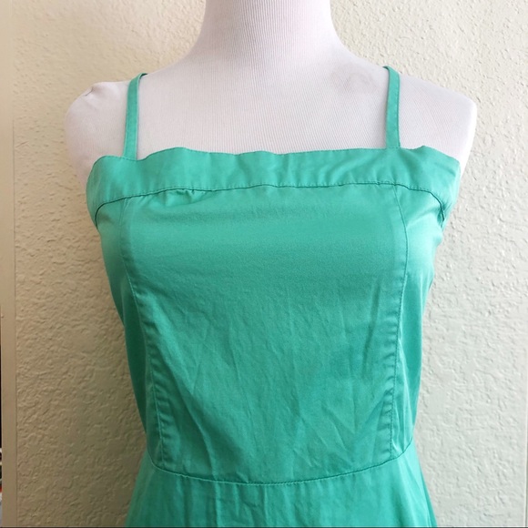Mint Fit and Flare Dress - Picture 2 of 4